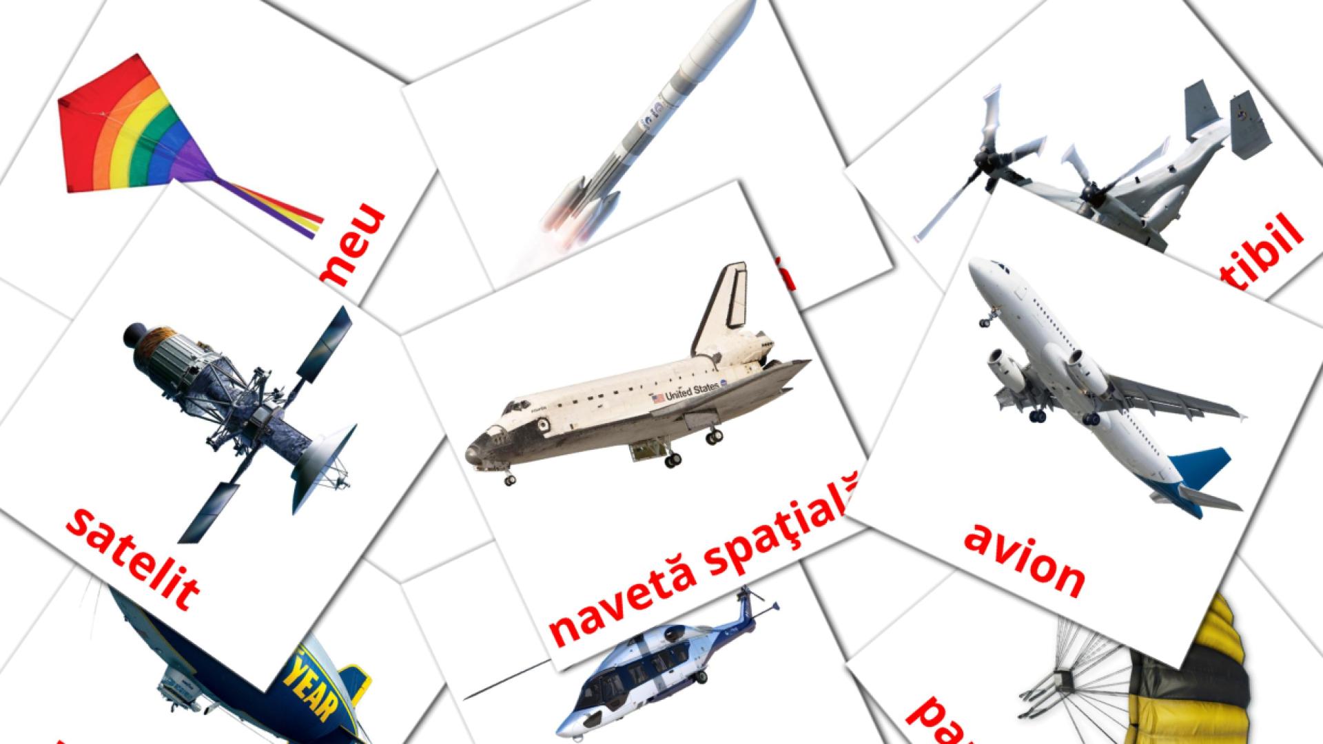14 Bildkarten für Transport aerian