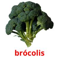 brócolis cartões com imagens