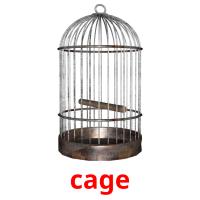 cage picture flashcards