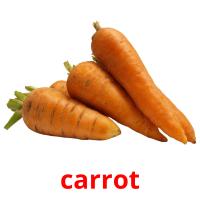 carrot picture flashcards