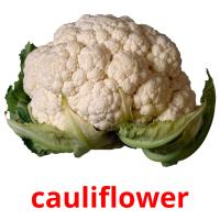 cauliflower picture flashcards