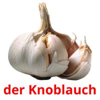 der Knoblauch card for translate