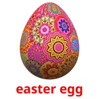 easter egg picture flashcards