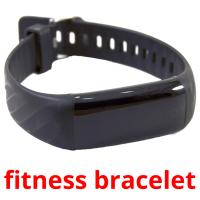 fitness bracelet picture flashcards