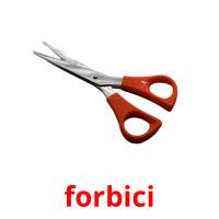 forbici flashcards illustrate