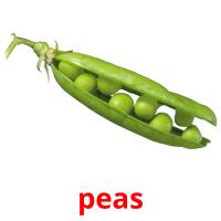 peas card for translate
