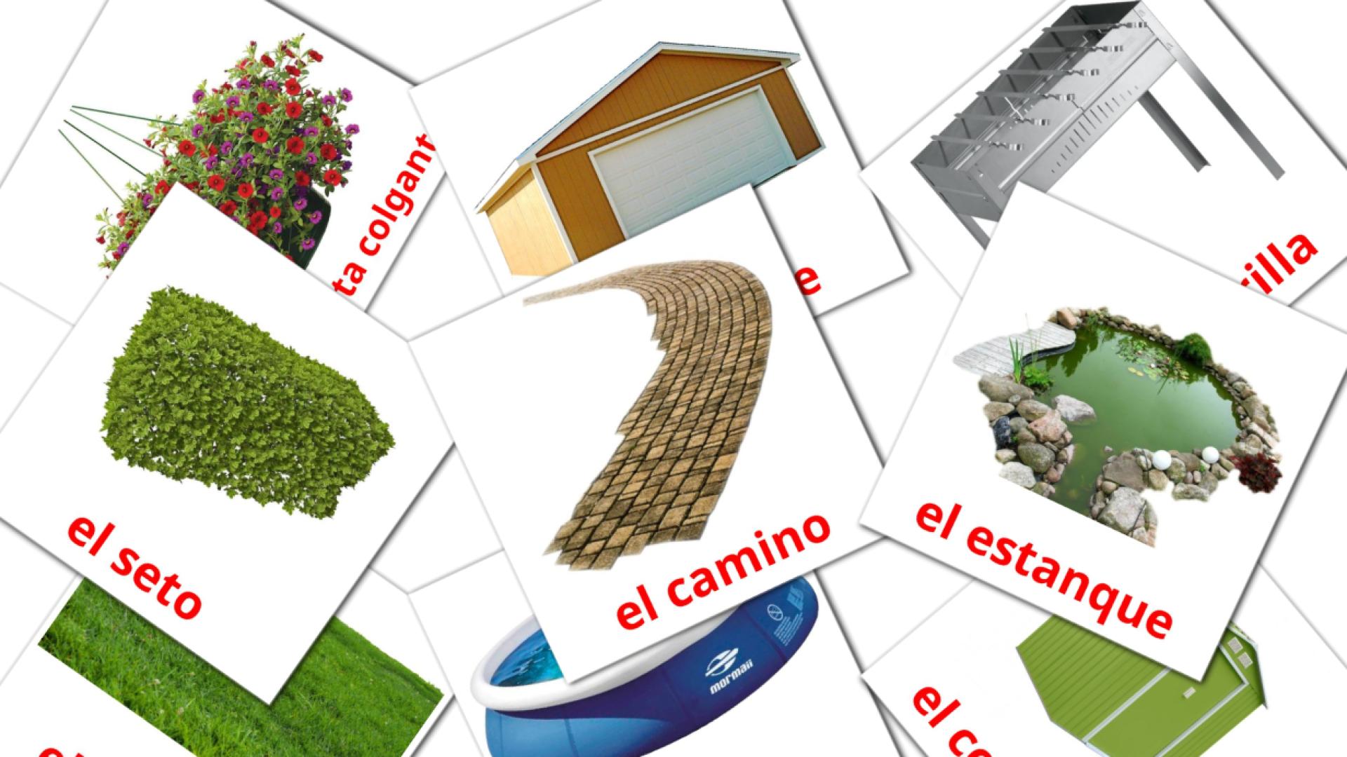Bildkarten für Jardinería