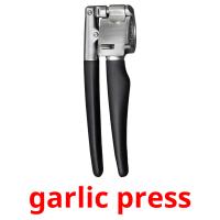 garlic press picture flashcards