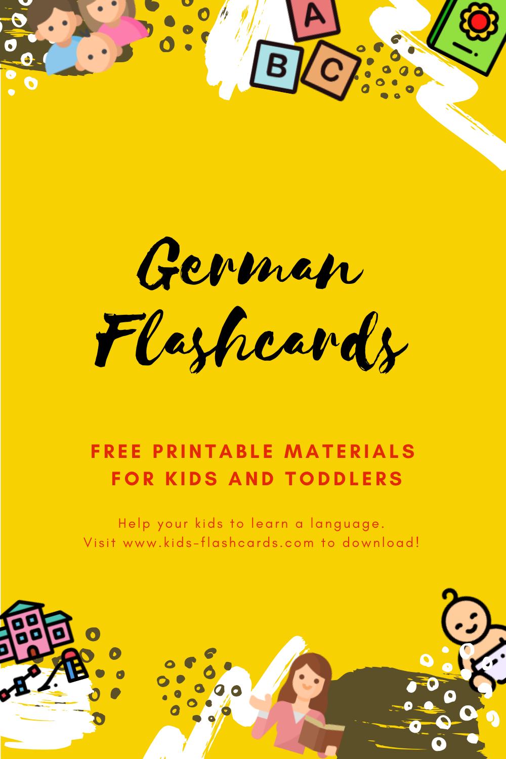 Free German Printables