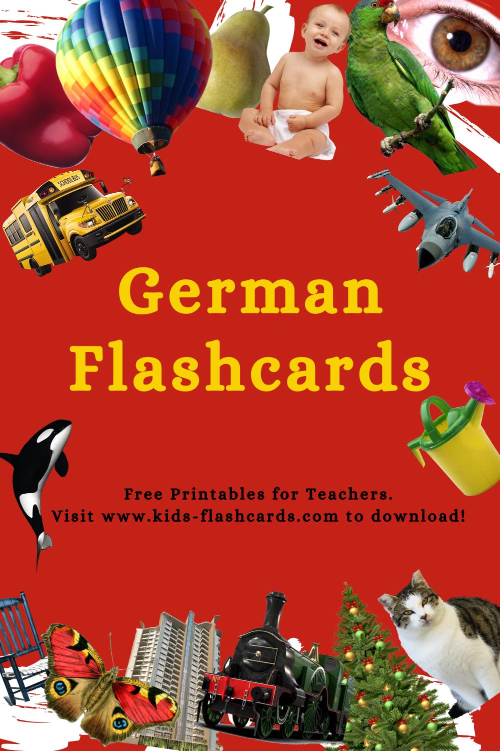 Worksheets to learn German language