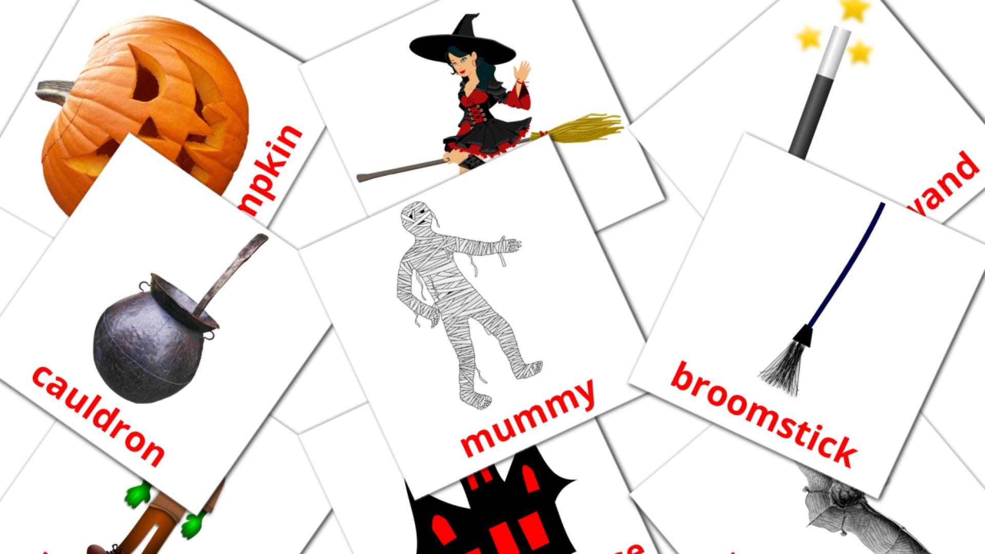 16 Карточки Домана Halloween