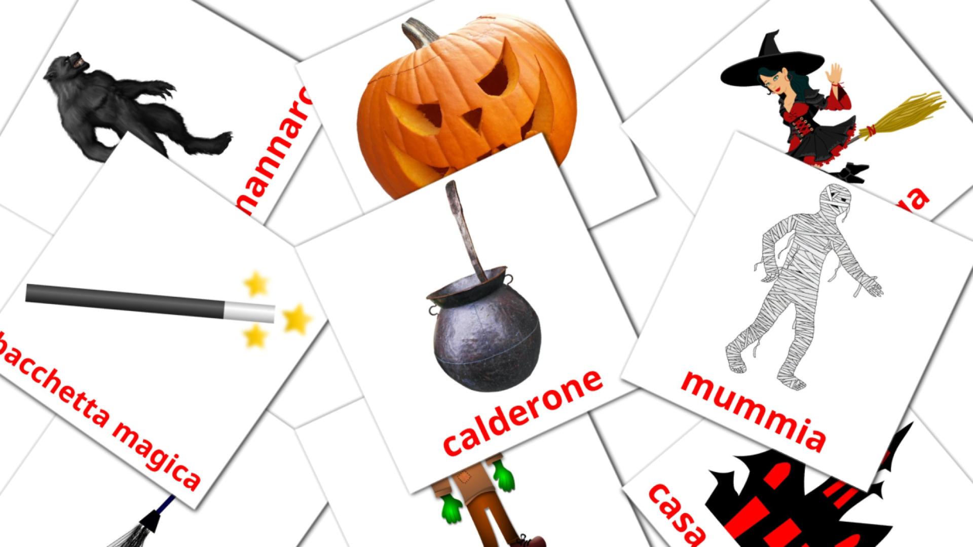 flashcards di Halloween