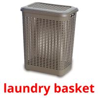 laundry basket picture flashcards