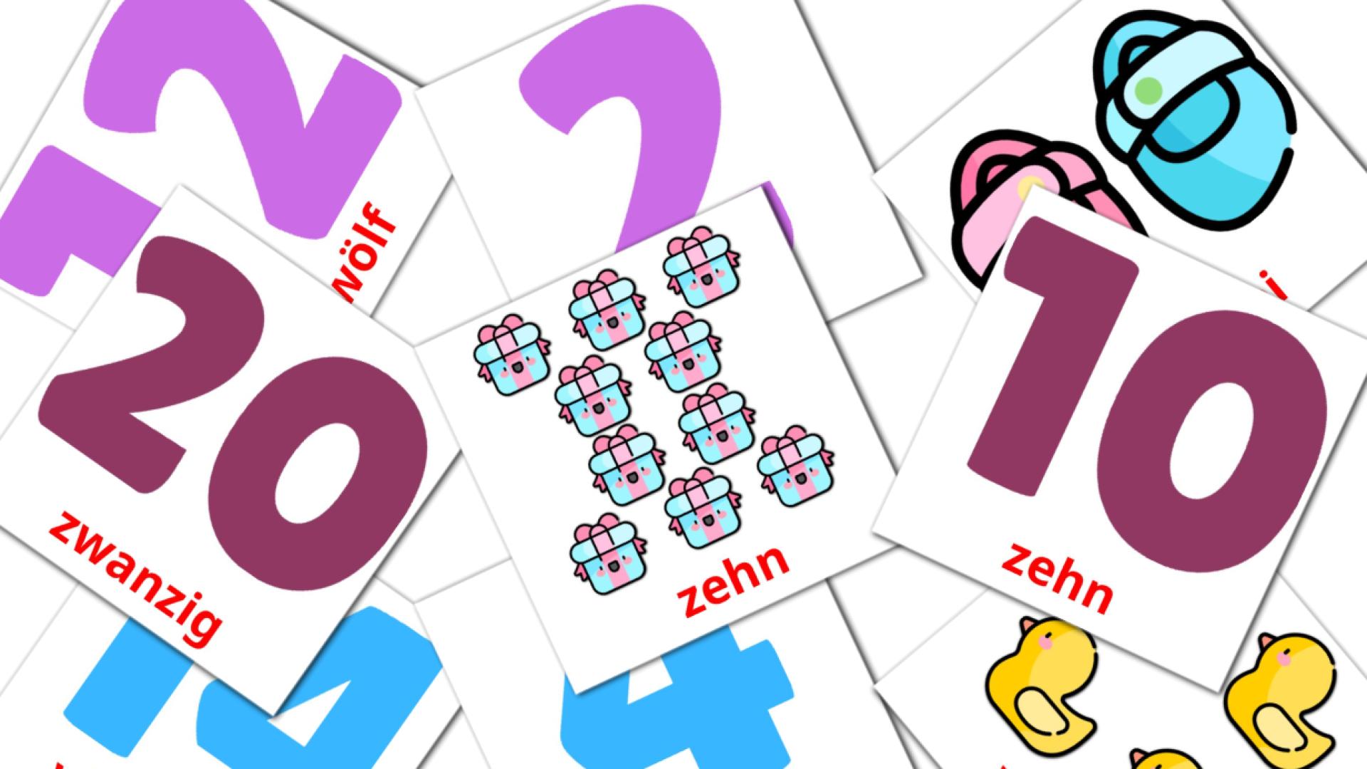 Mathematik Flashcards di vocabolario tedesco