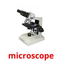 microscope picture flashcards