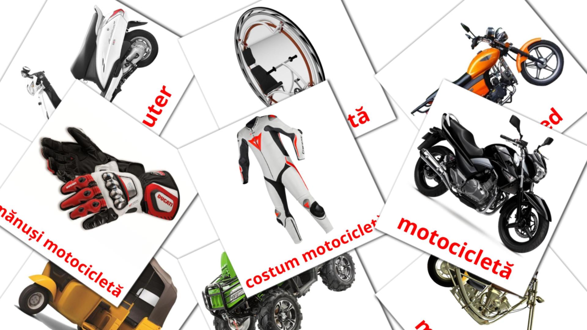 14 Bildkarten für Motociclete