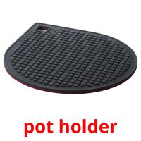 pot holder picture flashcards