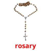 rosary picture flashcards