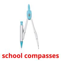 school compasses picture flashcards
