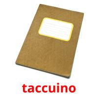 taccuino flashcards illustrate