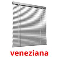 veneziana cartões com imagens